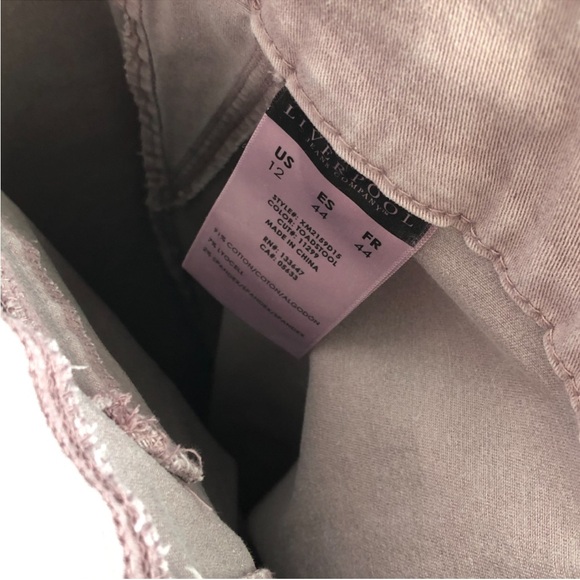 Liverpool Jeans Company Blush light purple pants - Picture 11 of 14